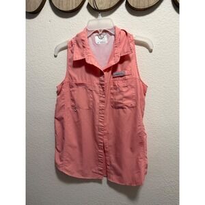 Ocean + Coast sleeveless Pink Blouse size M